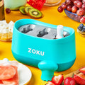 Blue Quick Ice Pop Maker with 3 Popsicle Molds