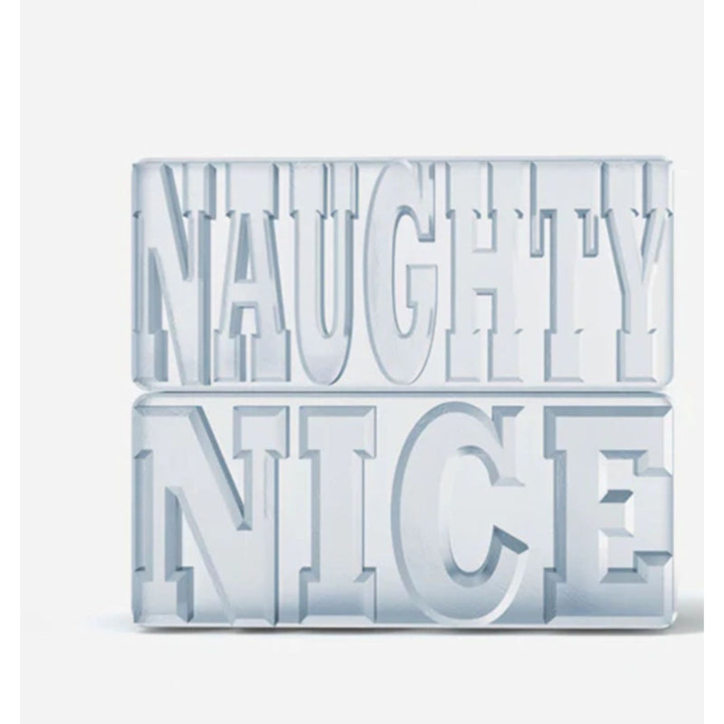 Naughty Nice Red Silicone Ice Mold Tray