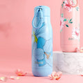 Sky Lily Blue Stainless Steel Vaccum Insulated Water Bottle | 350ml