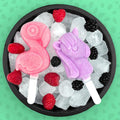 Flamingo Pink Ice Pop Maker Tray with 4 Popsicle Molds