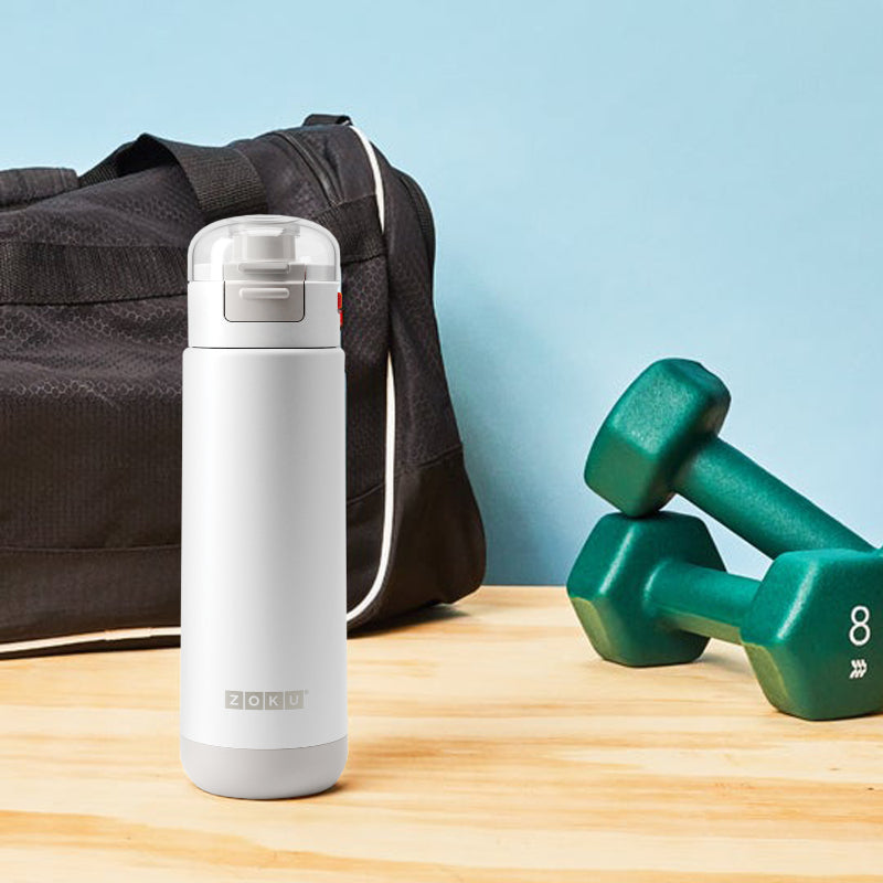 Powder Coated Stainless Flip Top Water Bottle | 500ml | Multiple Colors