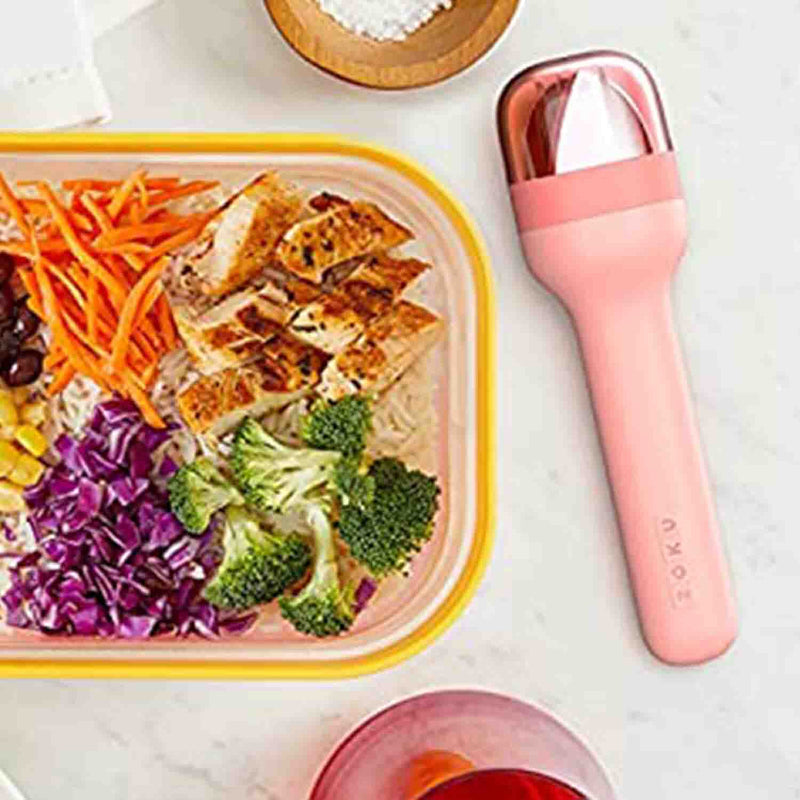 Pocket Stainless Steel Cutlery with Travel Case | Set of 3 | Multiple Colors