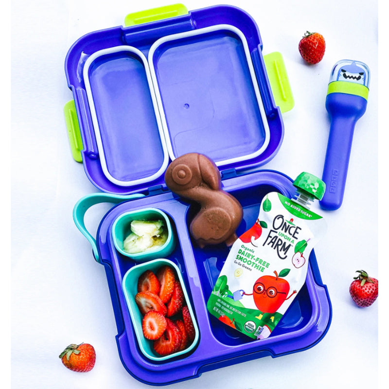 Neat Bento Jr. Kids Lunch Box with Attached Tray and 2 Containers | Multiple Colors