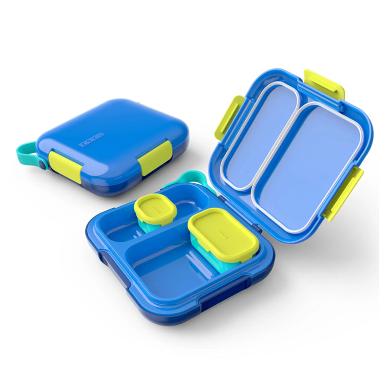 Neat Bento Jr. Kids Lunch Box with Attached Tray and 2 Containers | Multiple Colors