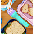 Unicorn Kids Pocket Stainless Steel Cutlery with Teal Travel Case