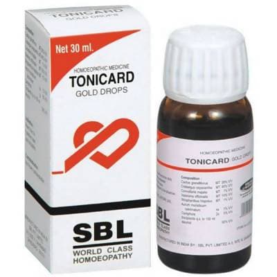 SBL Homeopathy Tonicard Gold Drops -30 ml