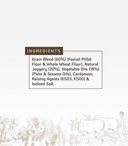 Vasudha Nurtured By Nature Little Millet Cookies