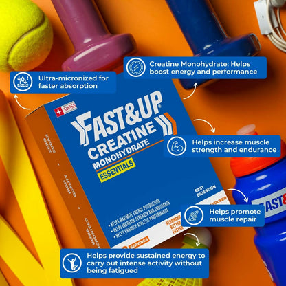 Fast&Up Creatine Monohydrate Helps Sustain Longer Workout