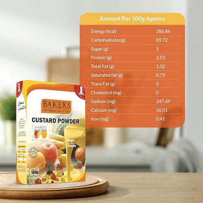BAKERS Custard Powder - Mango