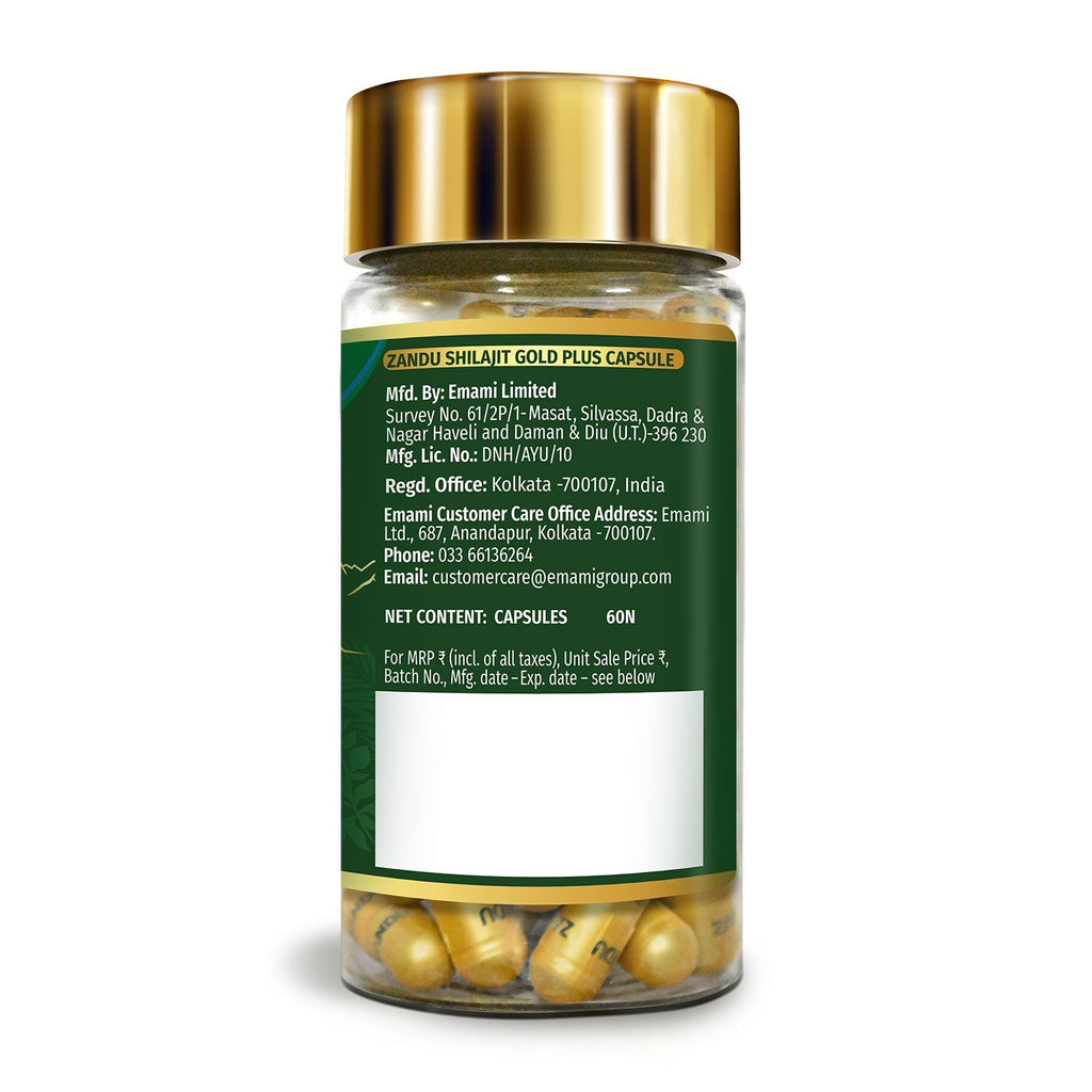 Zandu Shilajit Gold Plus Capsule