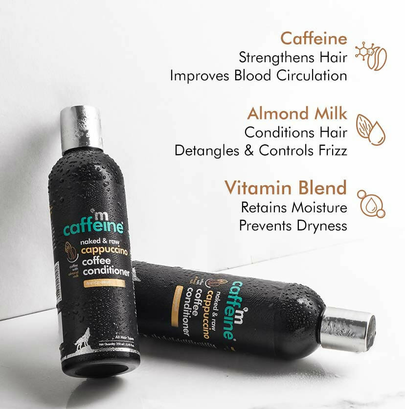 mCaffeine Naked & Raw Cappuccino Coffee Conditioner - 250 ml