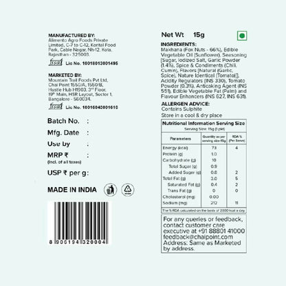 Chai Point Makhana – Tomato Achari Flavour Roasted Foxnuts