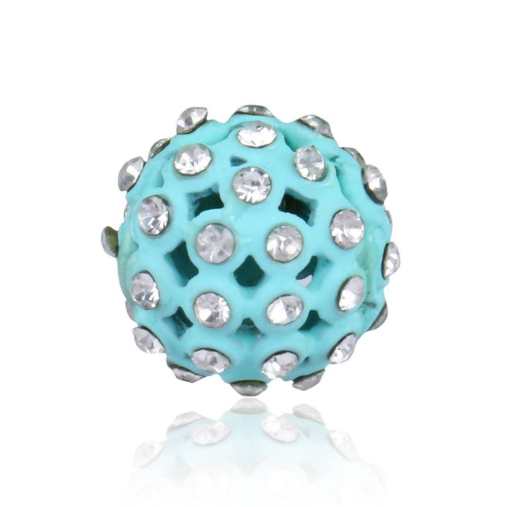 Trendoo Jewelry Gold-Polished Stylish Blue Studs