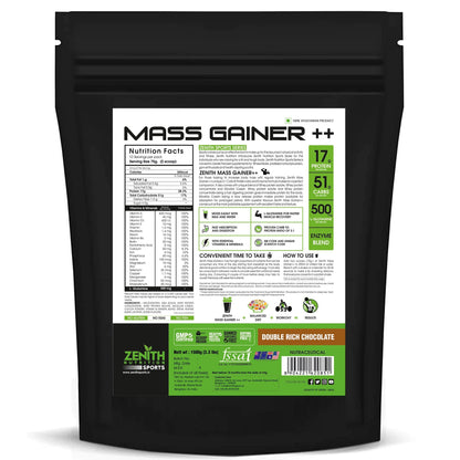Zenith Sports Mass Gainer with Enzyme blend