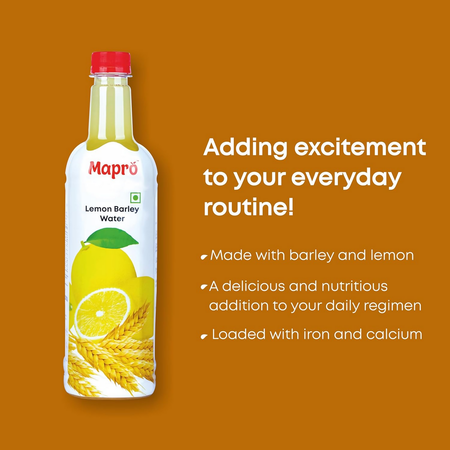Mapro Lemon Gluten Free Barley Water