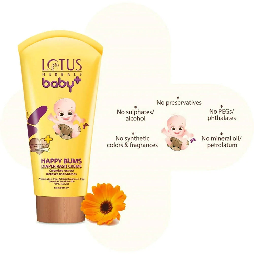 Lotus Herbals Baby+ Happy Bums Diaper Rash Crème