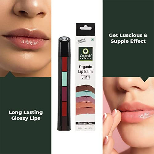 Organic Harvest Organic Lip Balm 5 in 1 - 10 gms