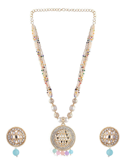 VOJ Women Multi Color stainless steel Jewellery Set