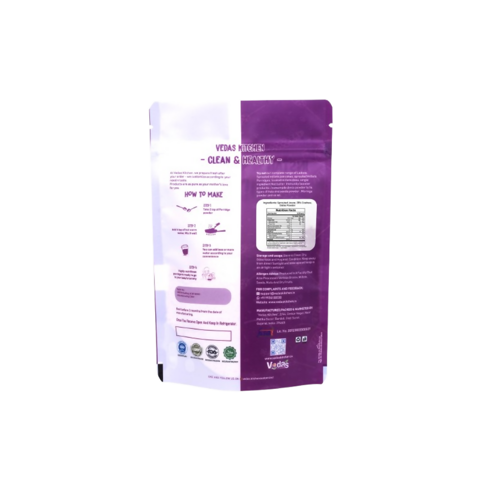 Vedas Kitchen Sprouted Jowar Cashew Instant Porridge