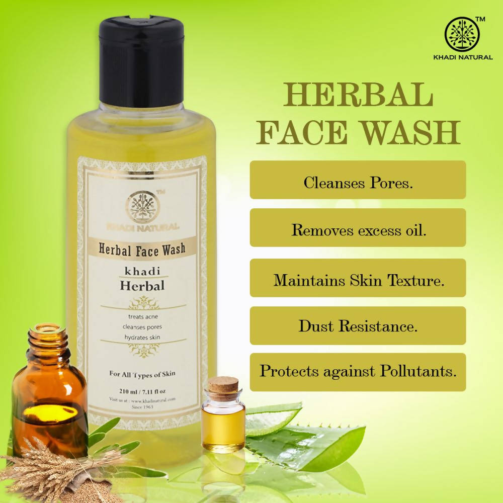 Khadi Natural Herbal Face Wash - 210 ml