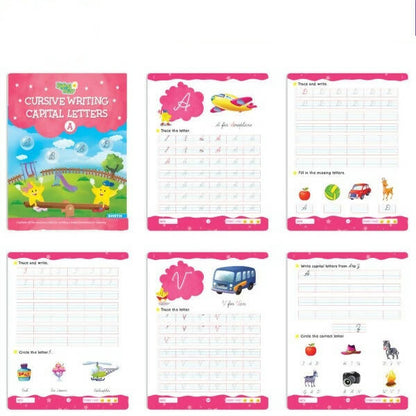 Rising Star Preschool Learning Senior KG Kit C| Cursive Writing Alphabet Letters| General Knowledge| Rhymes & Stories| Worksheets & Assessment Sheet