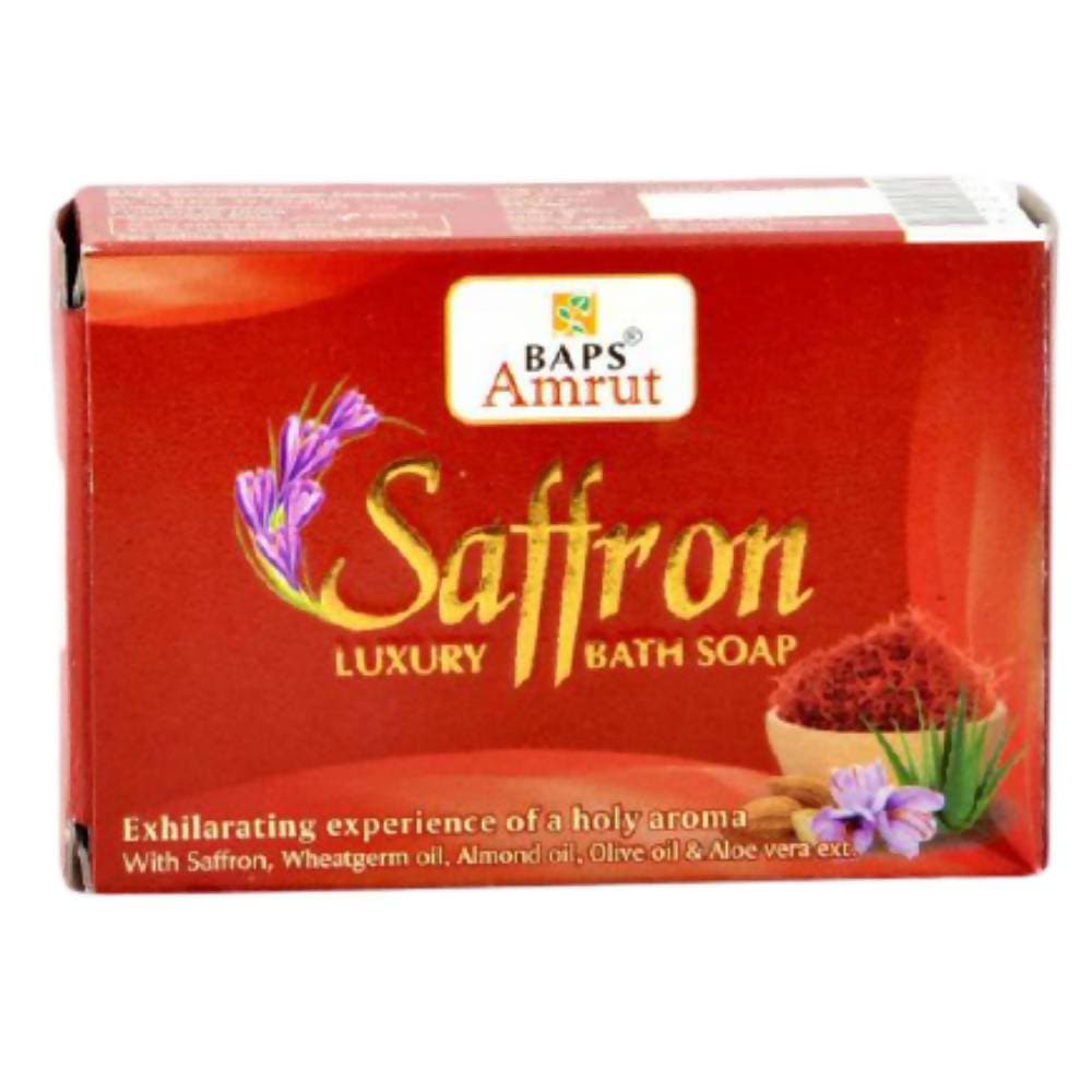 Baps Amrut Saffron Luxury Bath Soap - 100 gms