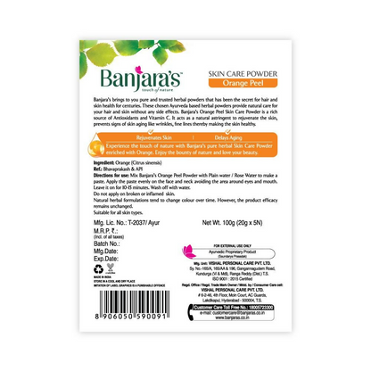 Banjara's Skin Care Powder - Orange Peel