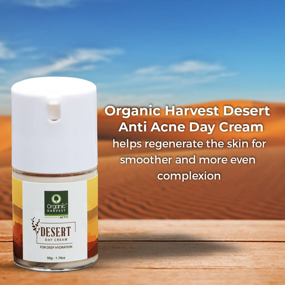 Organic Harvest Desert Day Cream For Deep Hydration - 50 gms