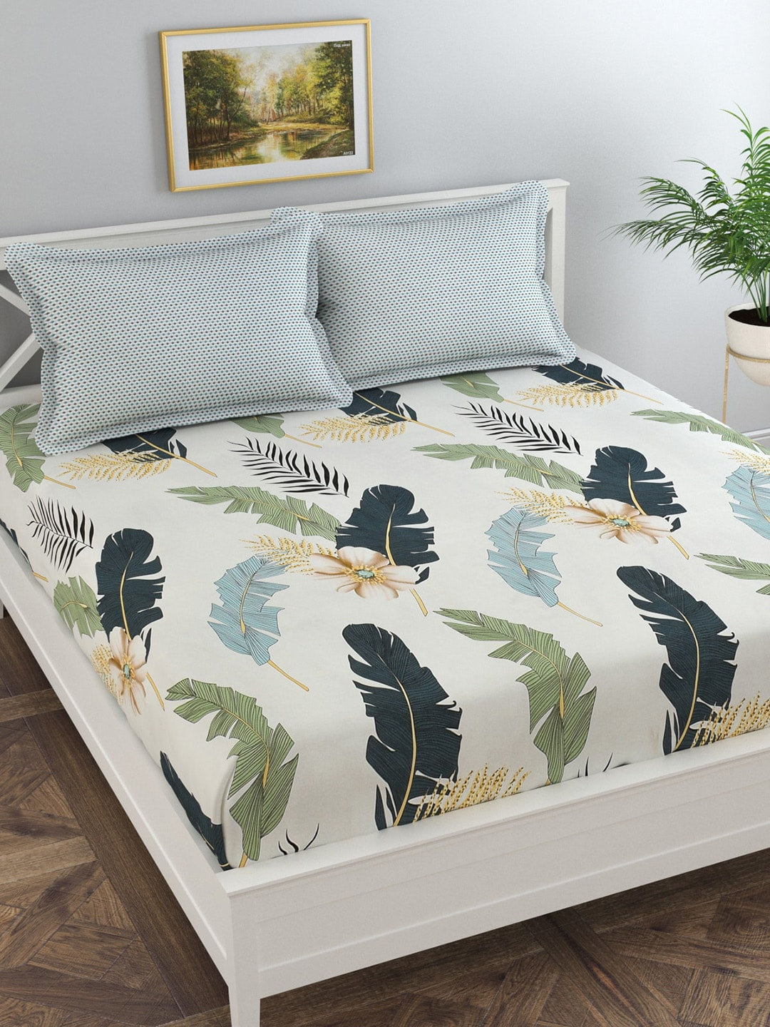 Florida Unisex Off White Bedsheets