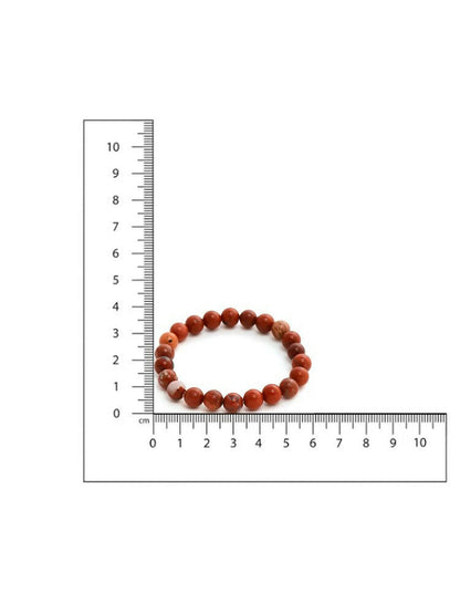 Red Jasper Elastic Bracelet - Ruby Raang