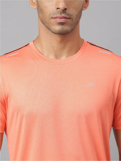 Alcis Round Neck Slim Fit Anti-Static T-Shirt
