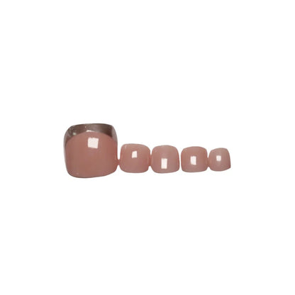 SOEZI Sleek And Chic Toezi Reusable Press On Nails - Ready To Wear Kit