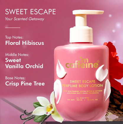 mCaffeine Pink Glow Set (Guava Body Wash & Sweet Escape Body Lotion)
