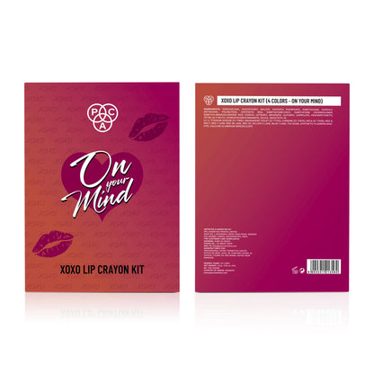 PAC Studio Xoxo Lip Crayon Kit - On Your Mind