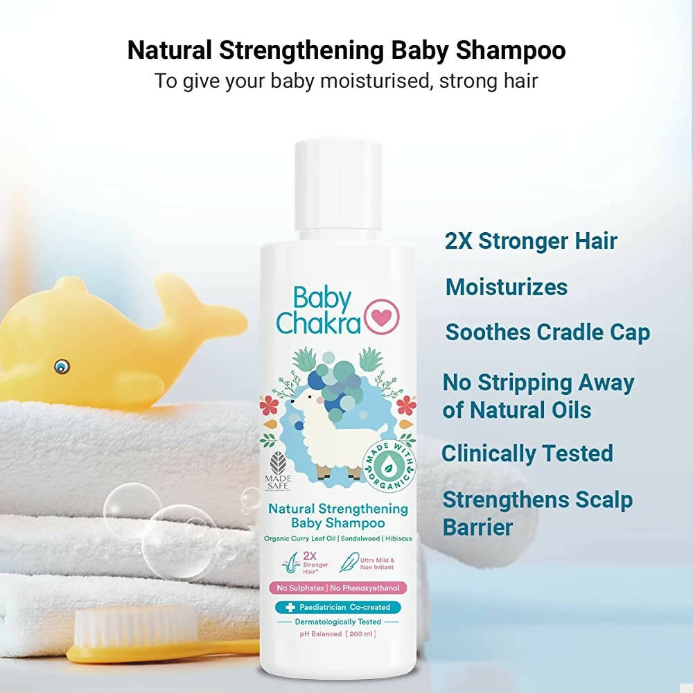 BabyChakra Natural Strengthening Baby Shampoo