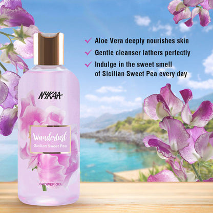 Wanderlust Shower Gels - Sicilian Sweet Pea