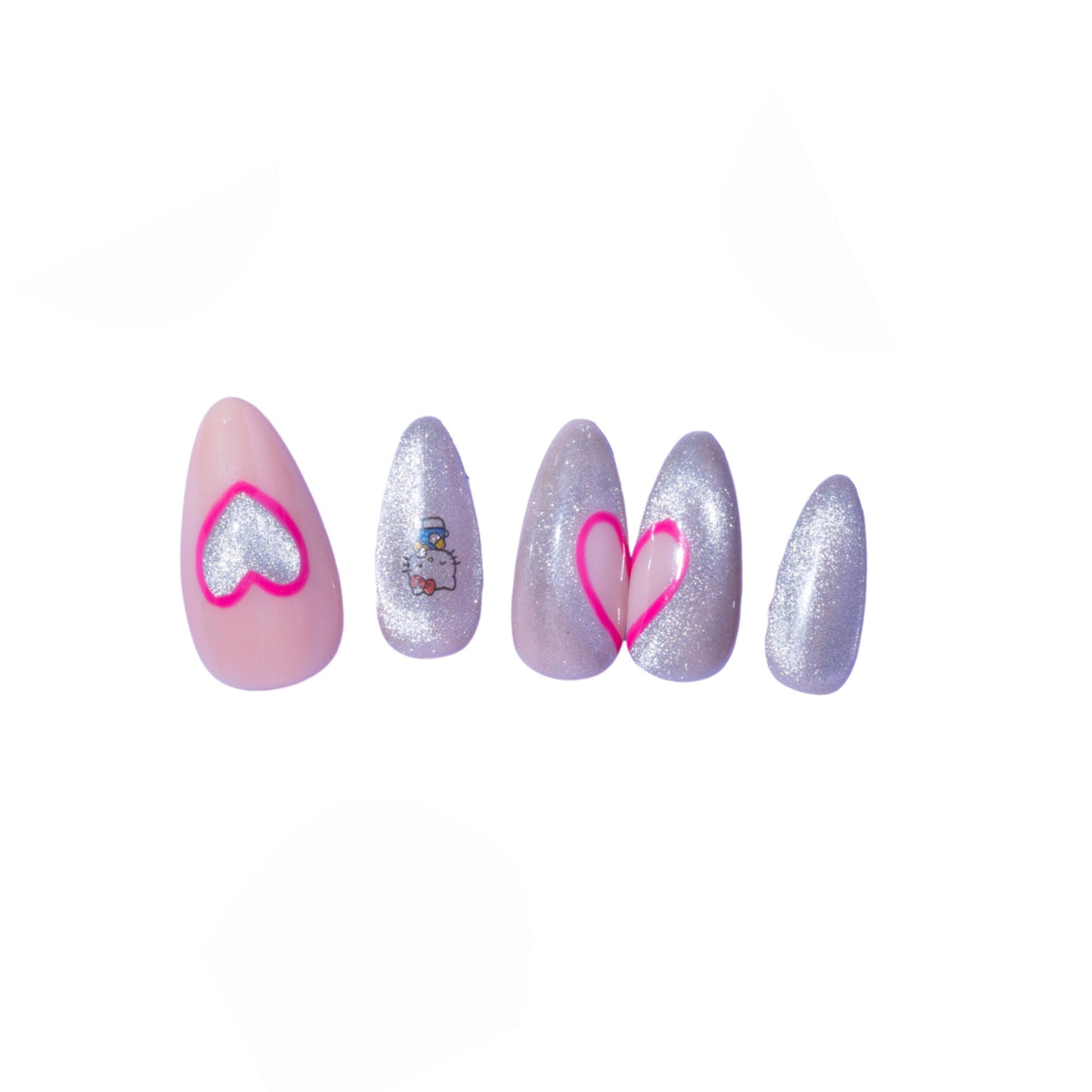 SOEZI Bow Of Love Reusable Press On Nails - Application Kit