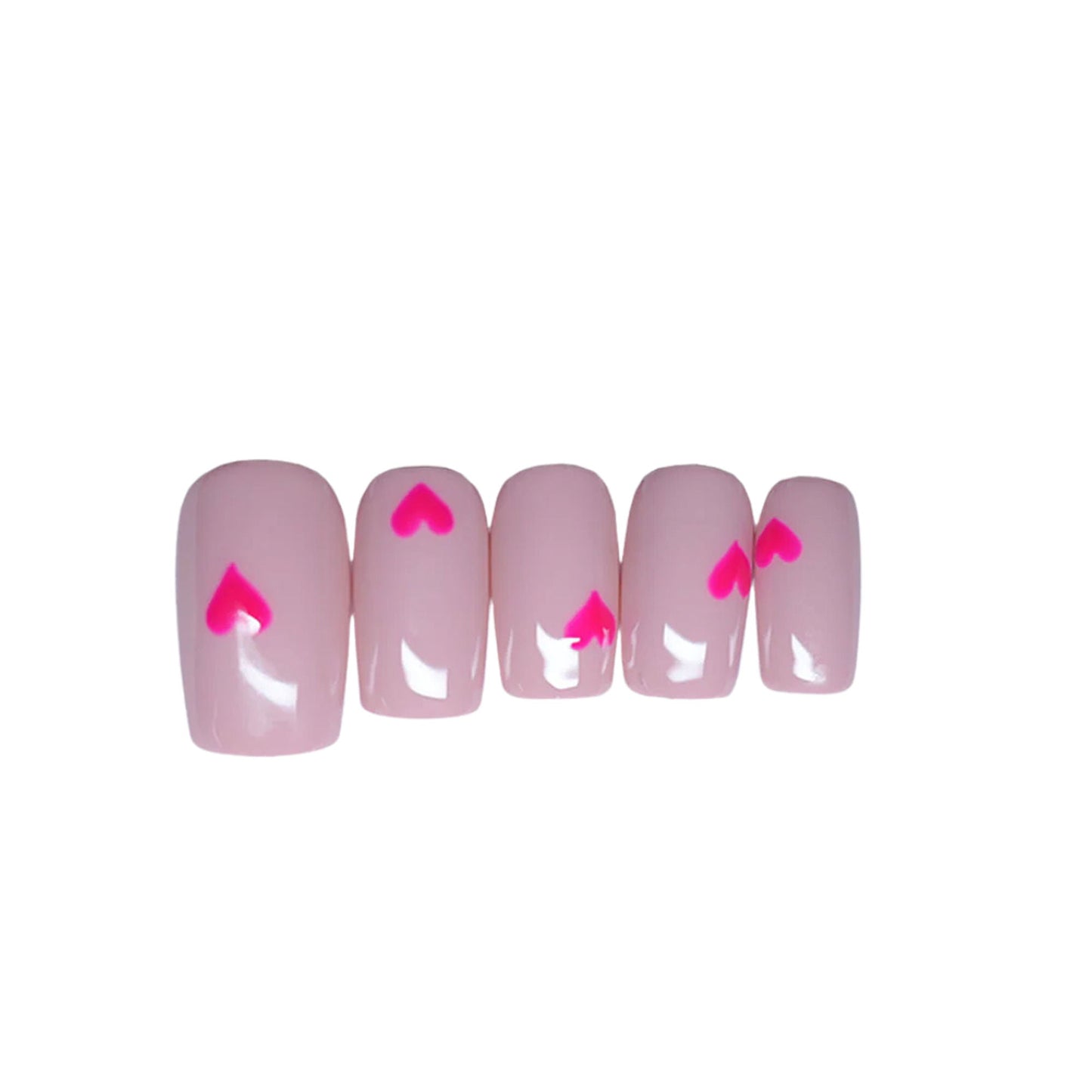 SOEZI I Heart You Reusable Press On Nail - Ready To Wear Kit