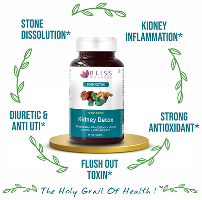 Bliss Welness Kidney Detox Veg Tablet