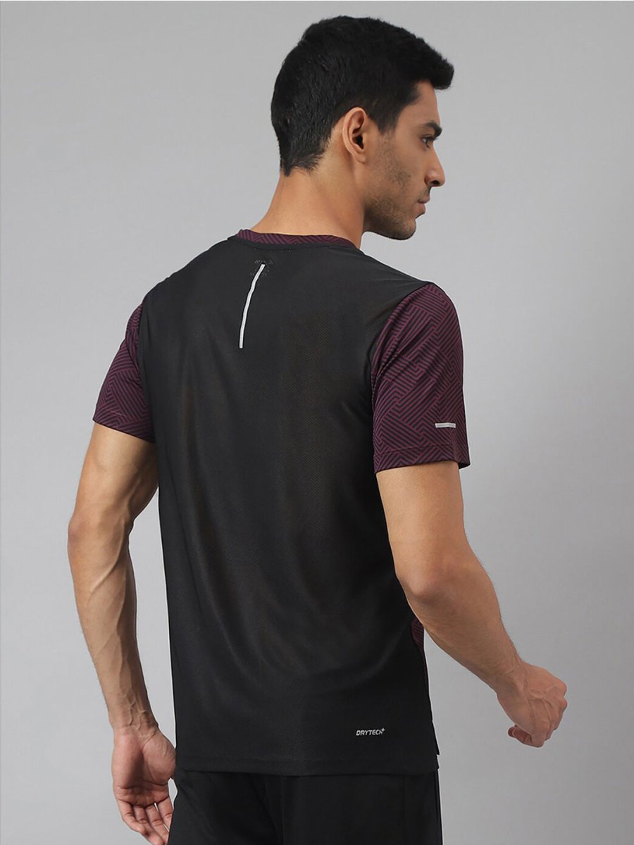 Alcis Drytech+ Anti-Static Slim-Fit Round Neck Running T-Shirt