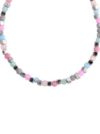 VOJ Women Multi Color stainless steel Anklet
