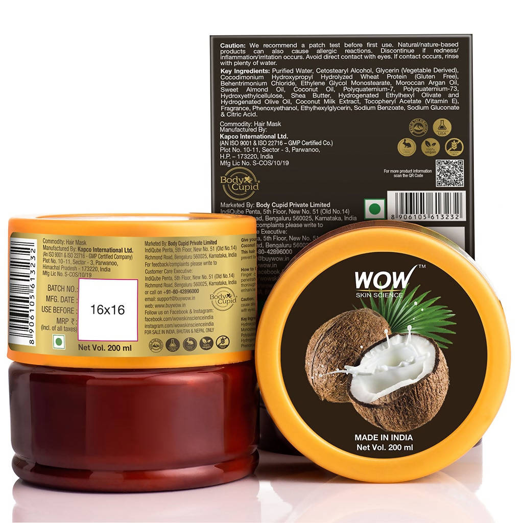 Wow Skin Science Coconut Milk Hair Mask - 200 ml