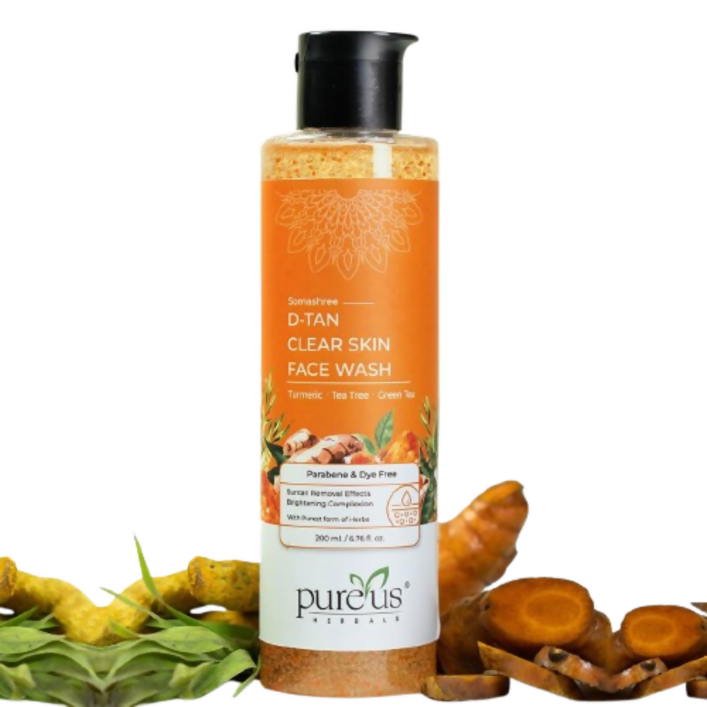 Pureus Herbals Somashree D-Tan Clear Skin Face Wash