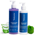 BeBodywise 5% Lactic Acid Body Lotion-200 ml and 5% Niacinamide Body Wash -250 ml -Combo