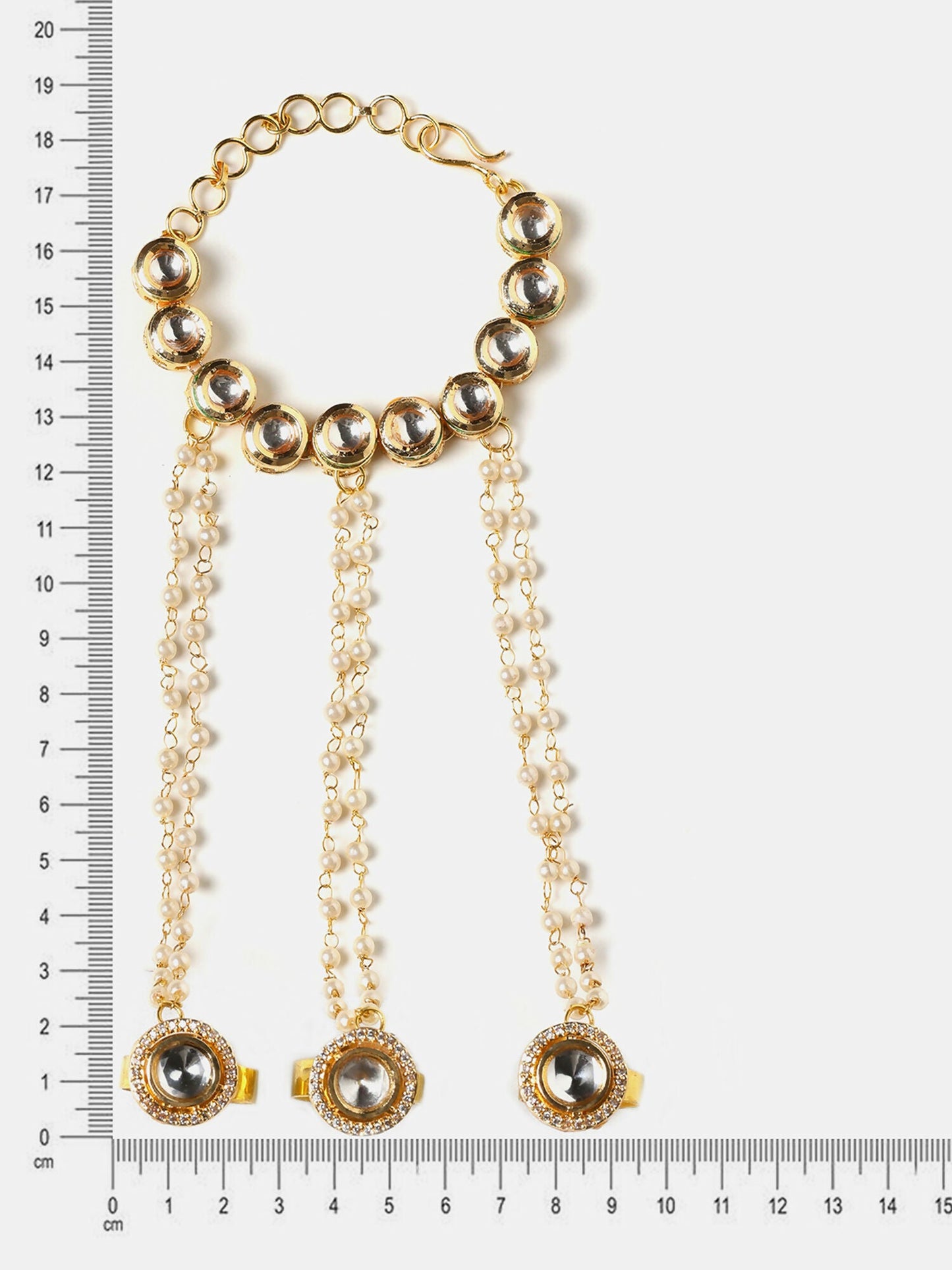 Ruby Raang Noor-E-Pearl Hand Harness