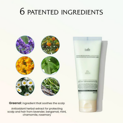 La'dor Moisture Lock Haircare Combo Set - Moisture Repair Shampoo & Conditioner For Dry Hair
