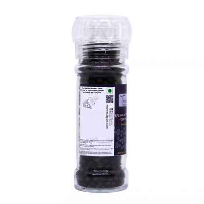 Tassyam Organics Black Pepper Grinder Bottle
