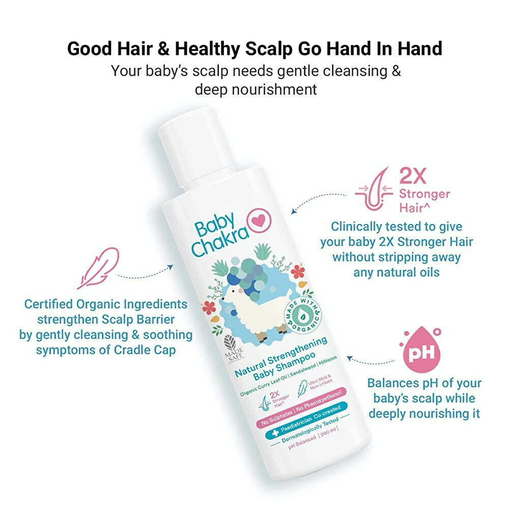 BabyChakra Natural Strengthening Baby Shampoo