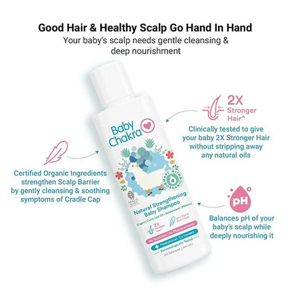 BabyChakra Natural Strengthening Baby Shampoo