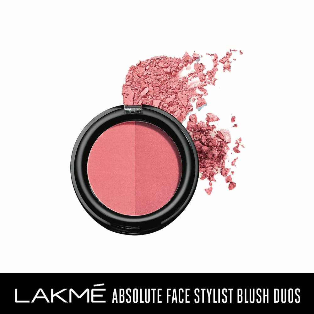 Lakme Absolute Face Stylist Blush Duos Rose Blush - 6 gms